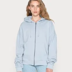 Even&Odd Sweat Zippé - Light Blue