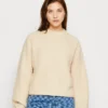 Even&Odd Moss Stitch Jumper - Pullover - Sand -Even&Odd Soldes 7feb46edc60942898b951f013910b01e scaled
