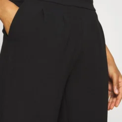 Even&Odd Paperbag Waist Tapered Trousers - Pantalon Classique - Black -Even&Odd Soldes 8083fa9f25294f75bc3794bae9c7cde9 scaled