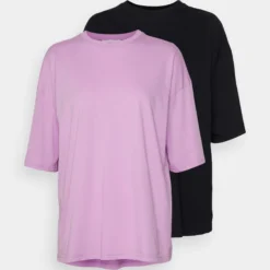2 Pack - T-Shirt Basique - Lilac/Black 12 2 Pack - T-Shirt Basique - Lilac/Black -Even&Odd Soldes 81ce55c25c3945659a555689427bffe9 scaled
