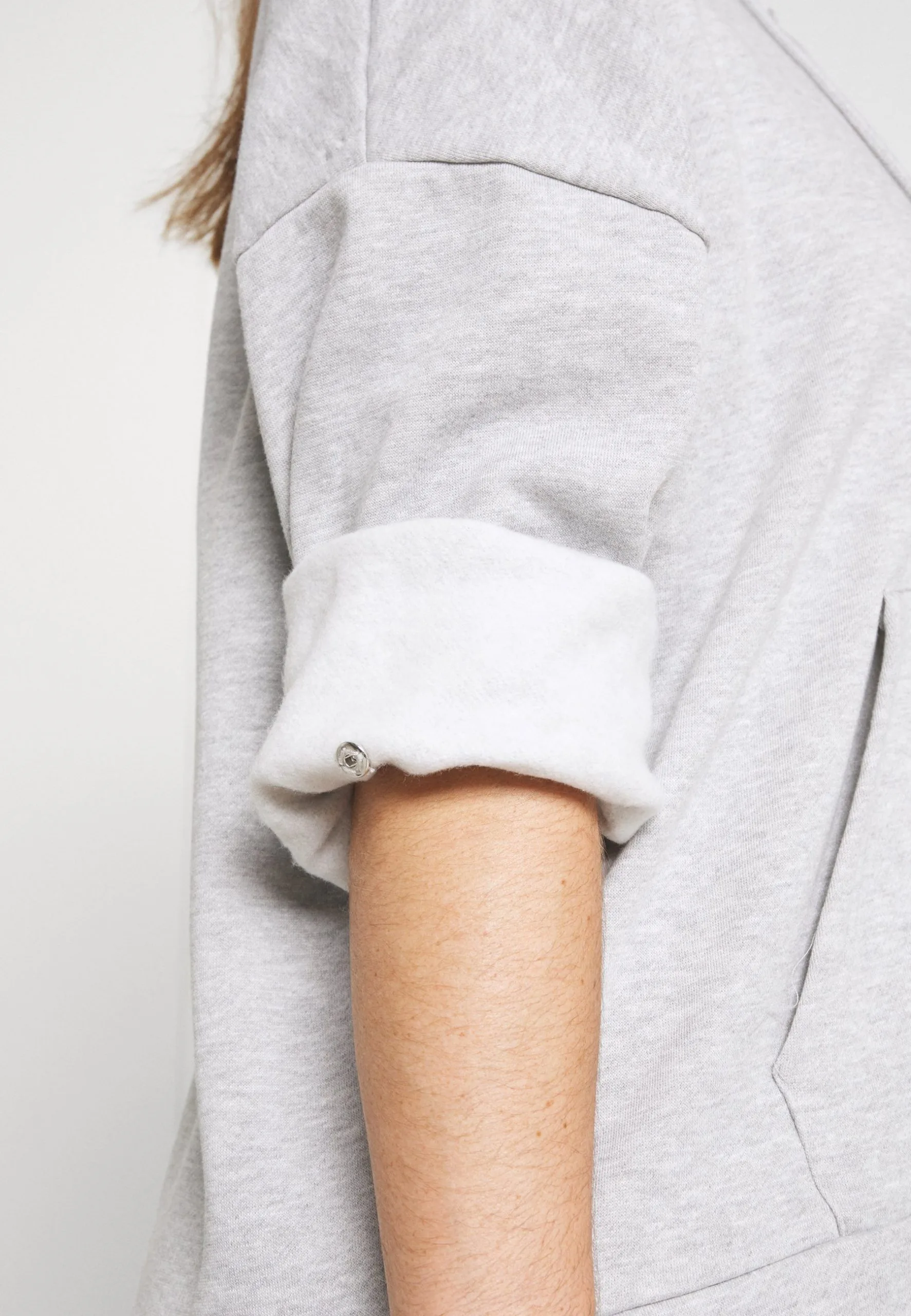 Even&Odd Sweat Zippé - Mottled Grey 8 Even&Odd Sweat Zippé - Mottled Grey – Image 6