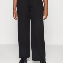 Tailored Wide Trouser - Pantalon Classique - Black