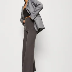 Even&Odd Pantalon Classique - Mottled Dark Grey -Even&Odd Soldes 87edf3699be5488b810a293884f530be scaled