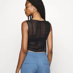 Even&Odd Racer Tule Top - Débardeur - Black -Even&Odd Soldes 8845ec1a3a5e42c4a0b01118b81e0918 scaled