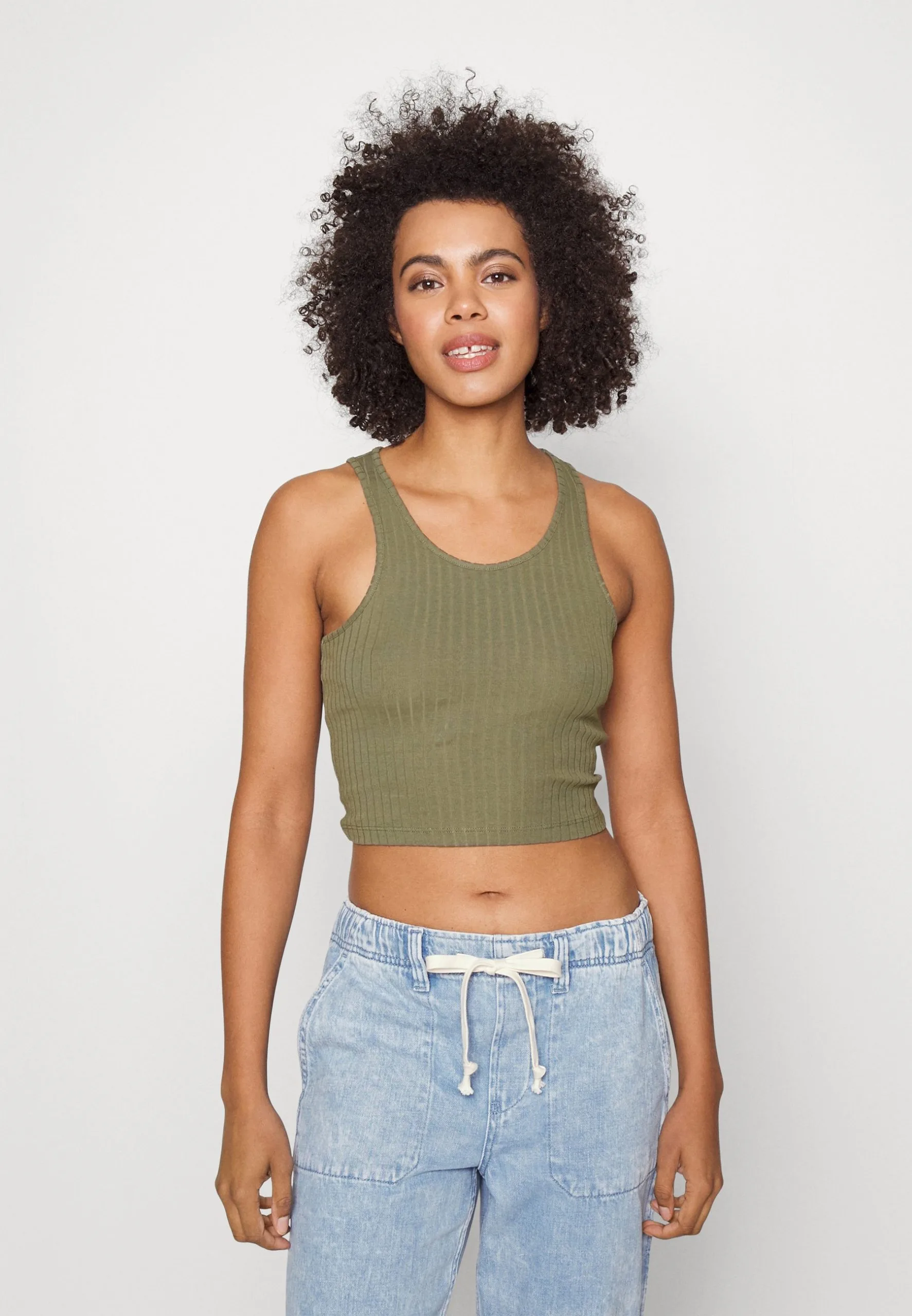 Even&Odd 2 Pack - Débardeur - Black/Khaki 5 Even&Odd 2 Pack - Débardeur - Black/Khaki – Image 4