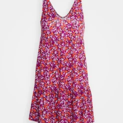 Even&Odd Sleeveless V Neck Volant Hem Flared Mini Dress (Eo-Ss23-C135-Sj) / Black - 802_Pink - 402_Orange - 205 - Robe De Jour - Black - 802_Pink - 402_Orange - 205 -Even&Odd Soldes 8eb3062e8e8e4a45a95e043d240bbdfe scaled