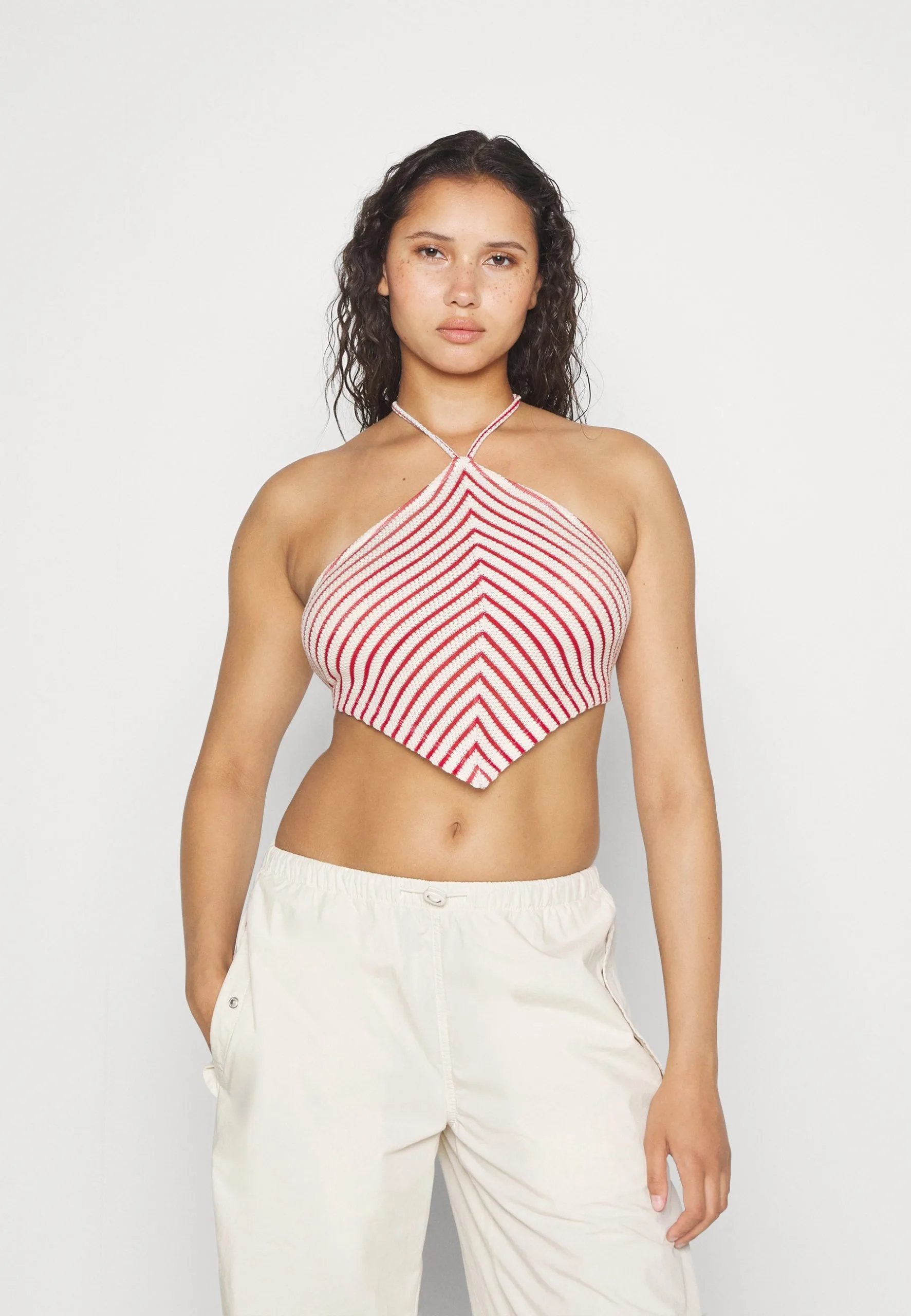 Even&Odd Débardeur - White/Red 5 Even&Odd Débardeur - White/Red – Image 3