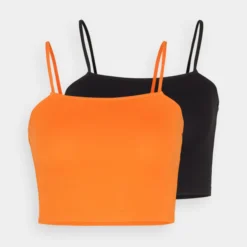 Even&Odd 2 Pack - Débardeur - Black/Orange -Even&Odd Soldes 90407c9bc79441e682490d1fb4c4c334 scaled