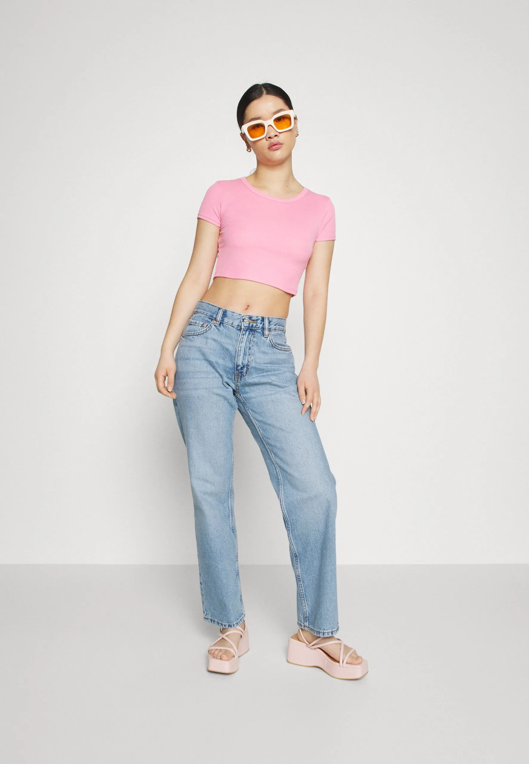 2 Pack - T-Shirt Basique - 402 - Pink_602 - Green 3 2 Pack - T-Shirt Basique - 402 - Pink_602 - Green