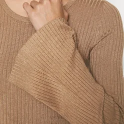 Even&Odd Knit Loose Fit Flared Sleeves Dress - Robe Pull - Camel 13 Even&Odd Knit Loose Fit Flared Sleeves Dress - Robe Pull - Camel -Even&Odd Soldes 985c9311c81247d590fd7ae7363ae86a scaled