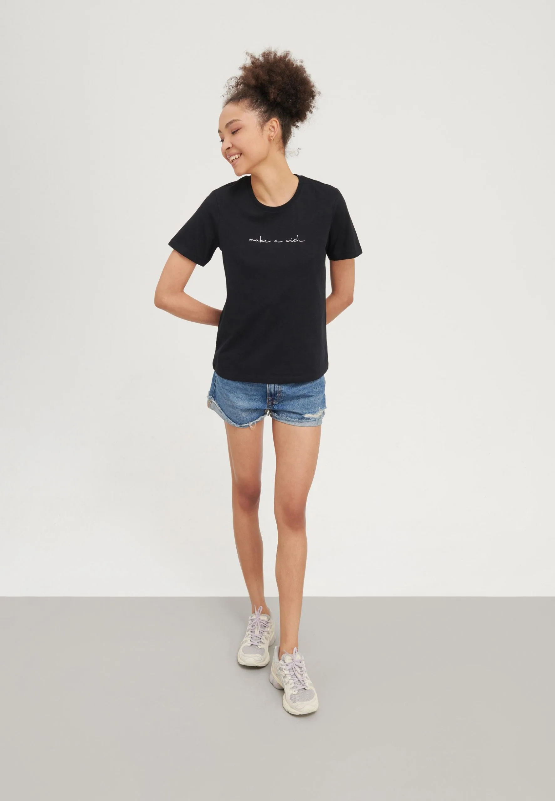 Even&Odd 2 Pack - T-Shirt Imprimé - Teal/Black 6 Even&Odd 2 Pack - T-Shirt Imprimé - Teal/Black – Image 4