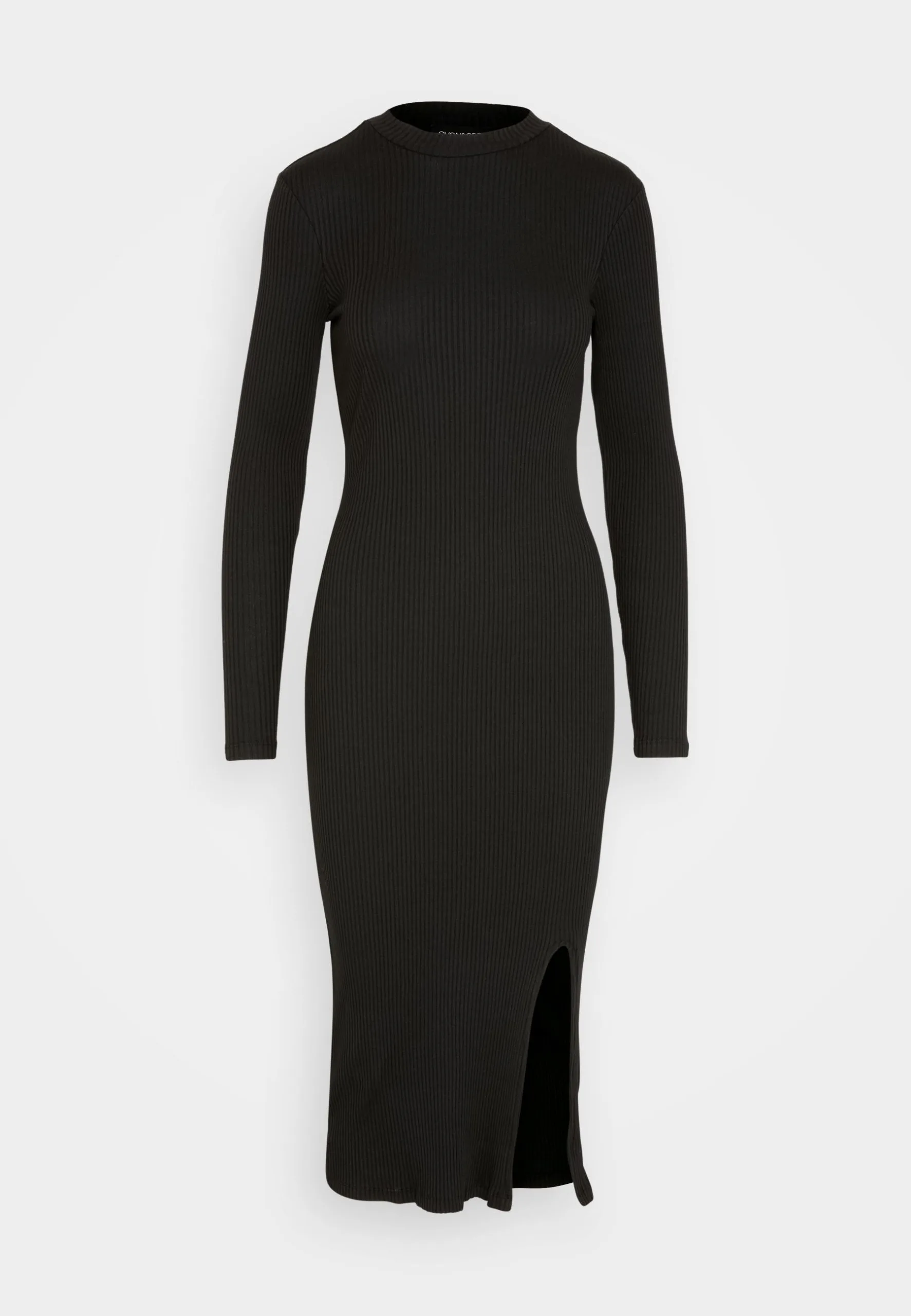 Even&Odd Circ Long Sleeves Midi High Slit Dress - Robe Pull - Black 7 Even&Odd Circ Long Sleeves Midi High Slit Dress - Robe Pull - Black – Image 5