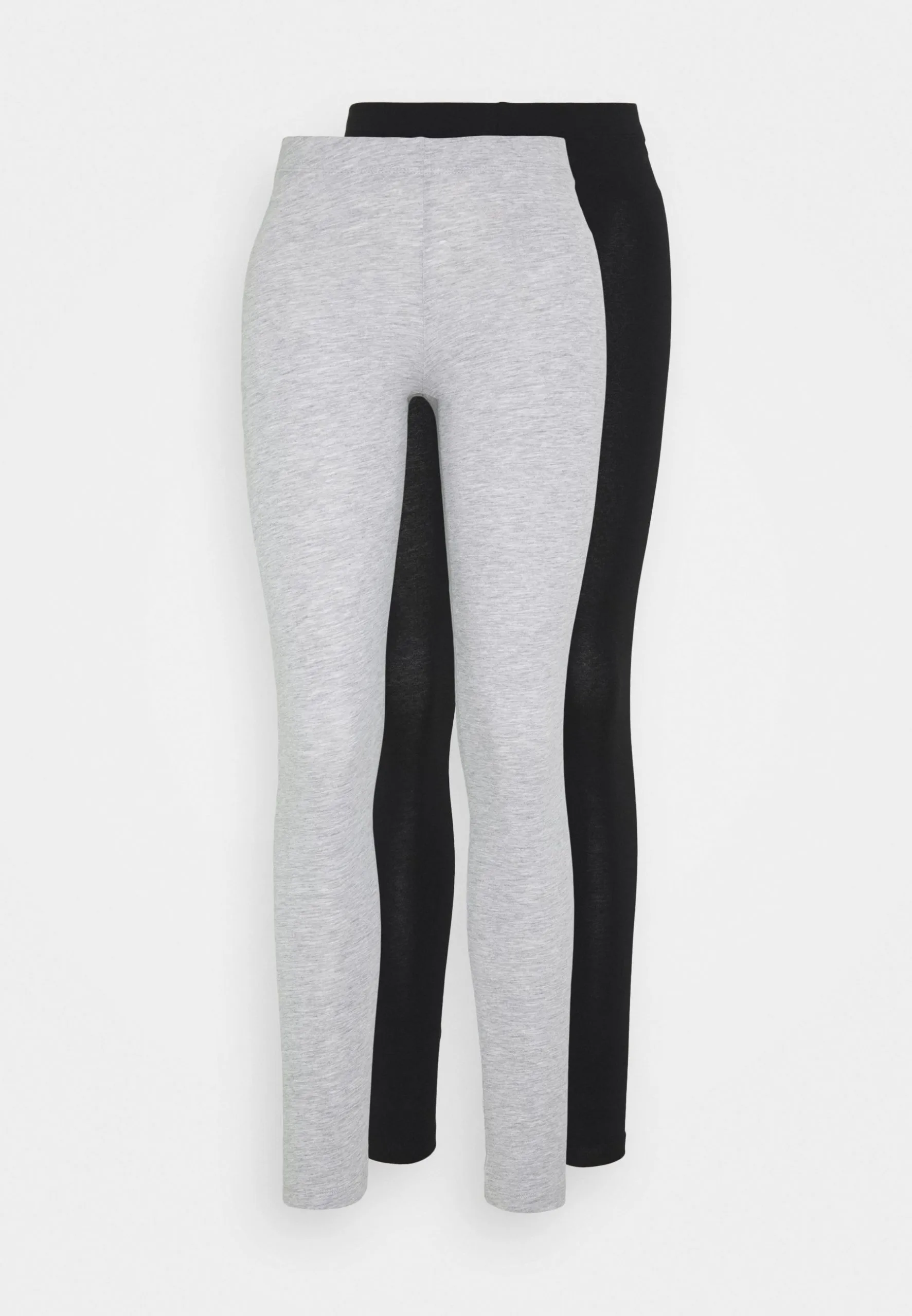 Even&Odd 2 Pack - Legging - Mottled Light Grey/Black 3 Even&Odd 2 Pack - Legging - Mottled Light Grey/Black
