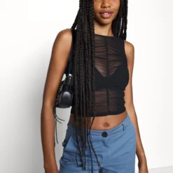 Even&Odd Racer Tule Top - Débardeur - Black -Even&Odd Soldes 9f69128cabe34c67a7c79ecdf8a6a722 scaled