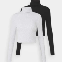 Even&Odd 2 Pack - T-Shirt À Manches Longues - Black/Grey -Even&Odd Soldes a143f9b49e464630868d50b2953e2171 scaled