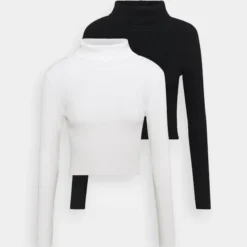 Even&Odd Cropped Turtle Neck 2 Pack - Pullover - Black/ White 14 Even&Odd Cropped Turtle Neck 2 Pack - Pullover - Black/ White -Even&Odd Soldes ab80f7e617654e94a6ec0dc086796d5b scaled