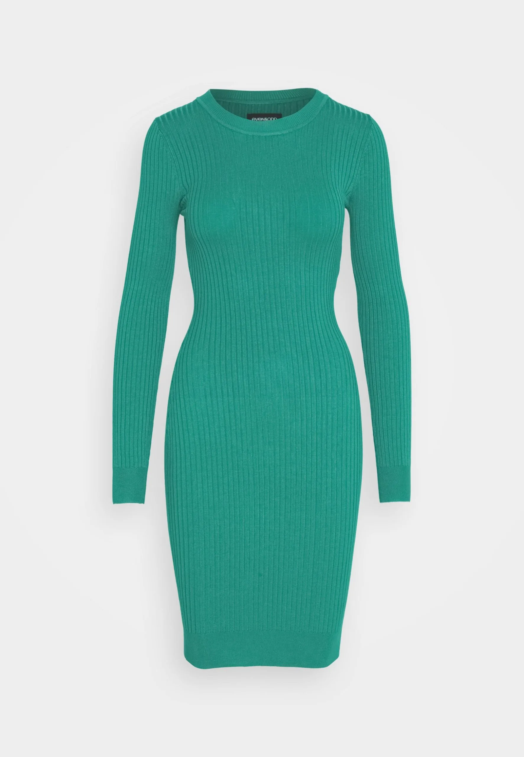 Even&Odd Crew Ausschnitt Ripp Basic Bodycon Mini Strickkleid - Robe Fourreau - Green 7 Even&Odd Crew Ausschnitt Ripp Basic Bodycon Mini Strickkleid - Robe Fourreau - Green – Image 5