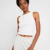 Even&Odd Cropped Tank - Débardeur - White -Even&Odd Soldes aca287cac3de42c1a50f6a16216402a5 scaled