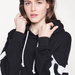 Sweat À Capuche - Black/White -Even&Odd Soldes ad0cd3c489a9499eb85803f22d1c9fff scaled