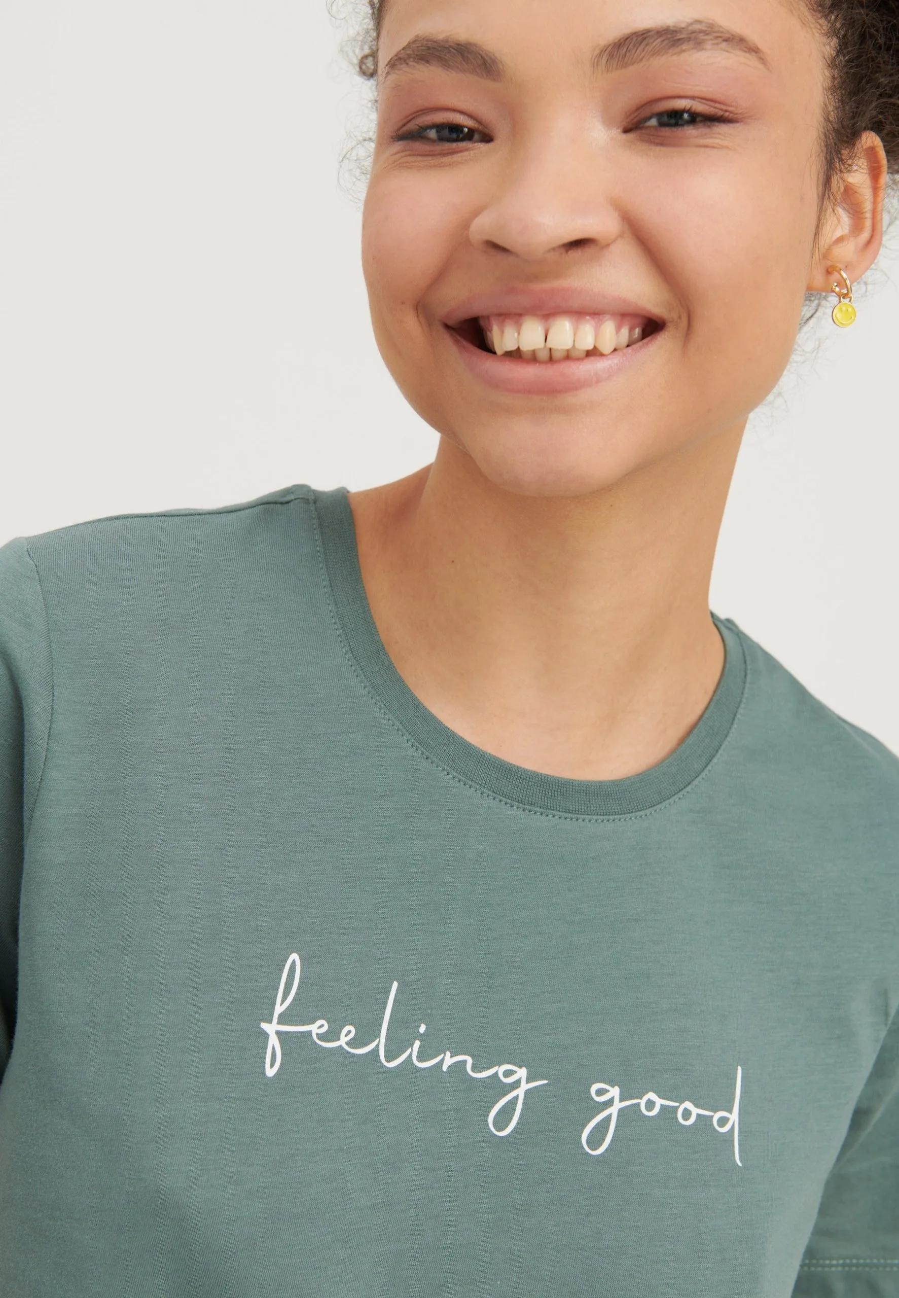 Even&Odd 2 Pack - T-Shirt Imprimé - Teal/Black 12 Even&Odd 2 Pack - T-Shirt Imprimé - Teal/Black – Image 10