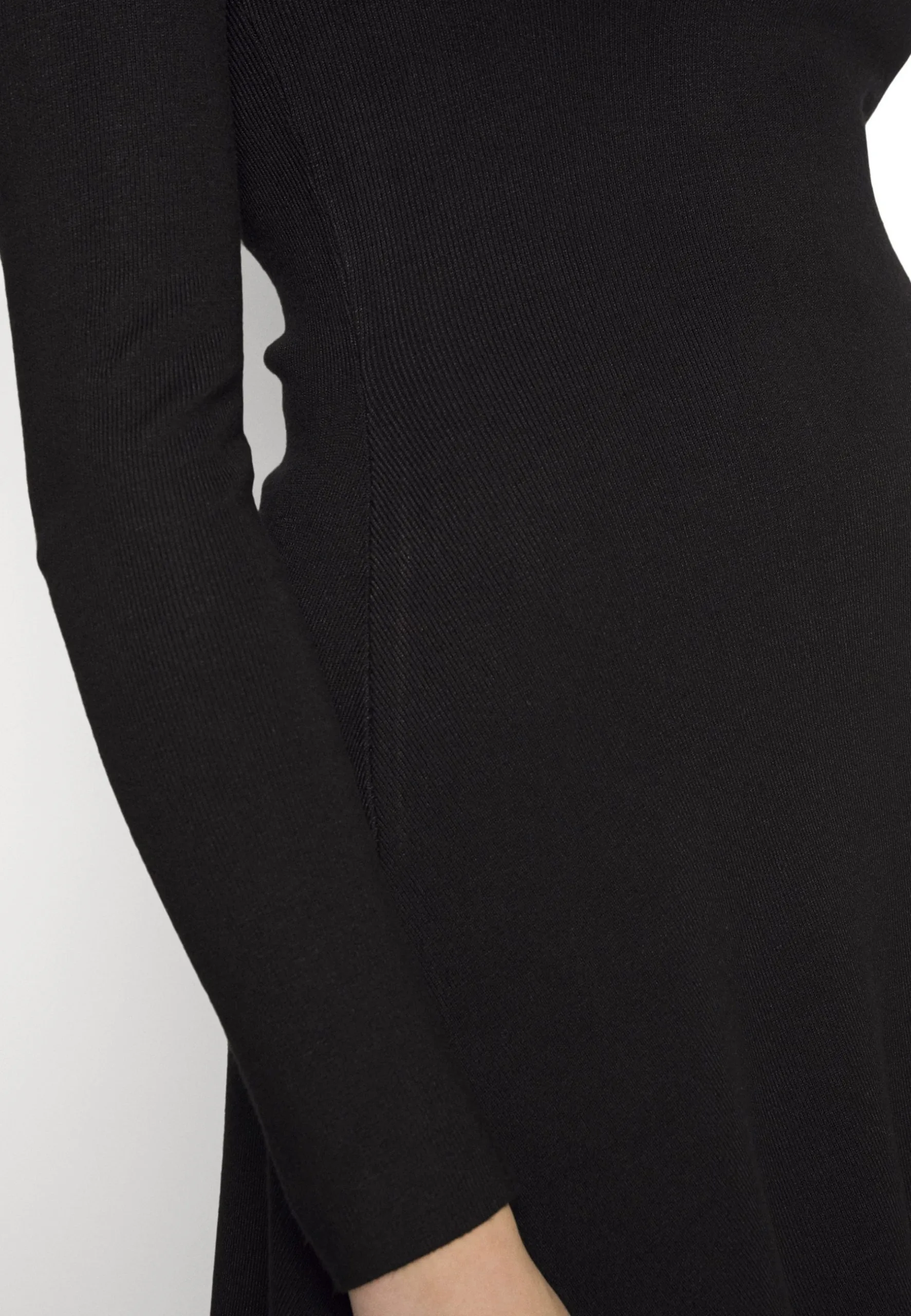 Even&Odd Eckiger Ausschnitt Mini Strickkleid - Robe Pull - Black 7 Even&Odd Eckiger Ausschnitt Mini Strickkleid - Robe Pull - Black – Image 5