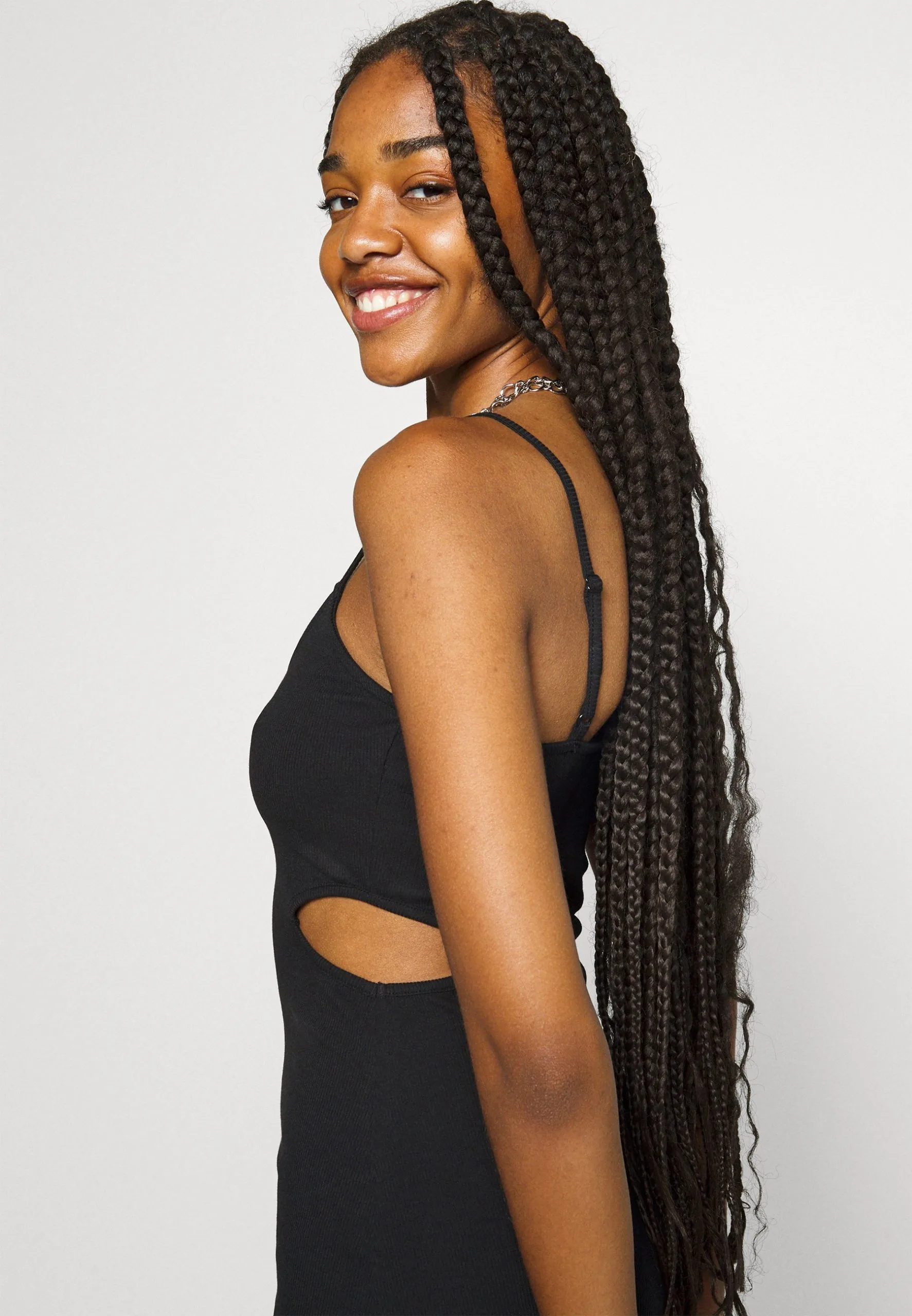 Even&Odd Flare Mini Dress - Robe De Jour - Black 7 Even&Odd Flare Mini Dress - Robe De Jour - Black – Image 5