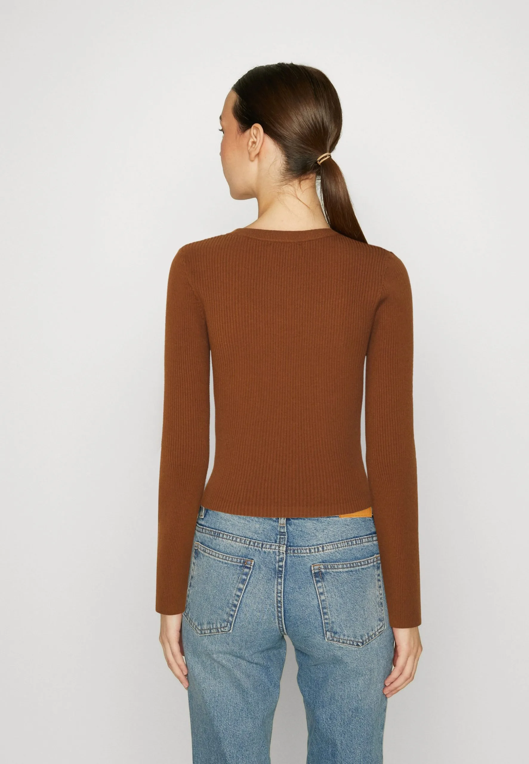 Even&Odd Flared Sleeve - Pullover - Brown 5 Even&Odd Flared Sleeve - Pullover - Brown – Image 3