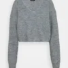 Even&Odd Pullover - Mottled Grey 1 Even&Odd Pullover - Mottled Grey -Even&Odd Soldes bb1b9401a3444abf8700279963244dab scaled