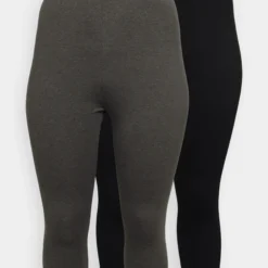 2 Pack - Legging - Black/Mottled Dark Grey 12 2 Pack - Legging - Black/Mottled Dark Grey -Even&Odd Soldes c1a521f524284f35b0111791dd8a5746 scaled