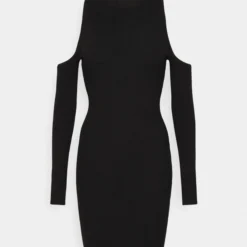 Even&Odd Party Schulterfrei Bodycon Mini Strickkleid - Robe Pull - Black -Even&Odd Soldes c35bc15c85f54d2eb4944a659eb06ce5 scaled