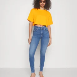 Ultra Crop Tee 2Pack - T-Shirt Basique - White/Orange