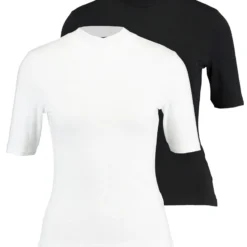 Even&Odd 2 Pack - T-Shirt Basic - T-Shirt Basique - White/Black -Even&Odd Soldes ca338675ce46494898025e6d1b3984fe scaled