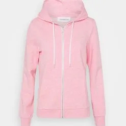 Even&Odd Sweat Zippé - Mottled Rose