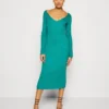 Even&Odd V Ausschnitt Midi Bodycon Strickkleid - Robe Fourreau - Green -Even&Odd Soldes d5661f11c7a14715b3cf919f5bdc2747 scaled