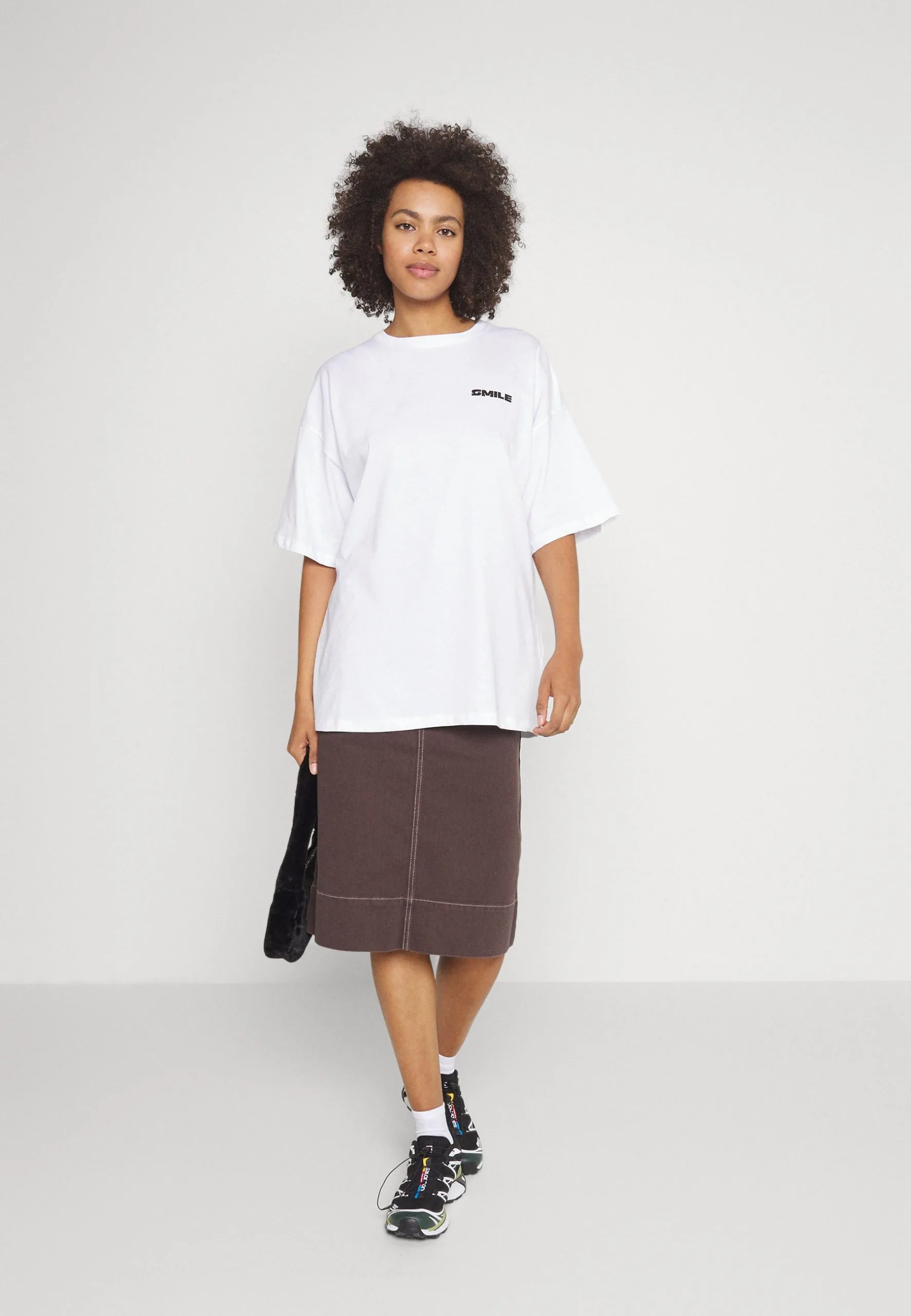 Even&Odd Cut Smile - T-Shirt Imprimé - White 4 Even&Odd Cut Smile - T-Shirt Imprimé - White – Image 2