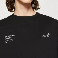 Even&Odd Unisex - T-Shirt Imprimé - Black -Even&Odd Soldes d80cf518d04c4ab5a1610c772cee926c scaled