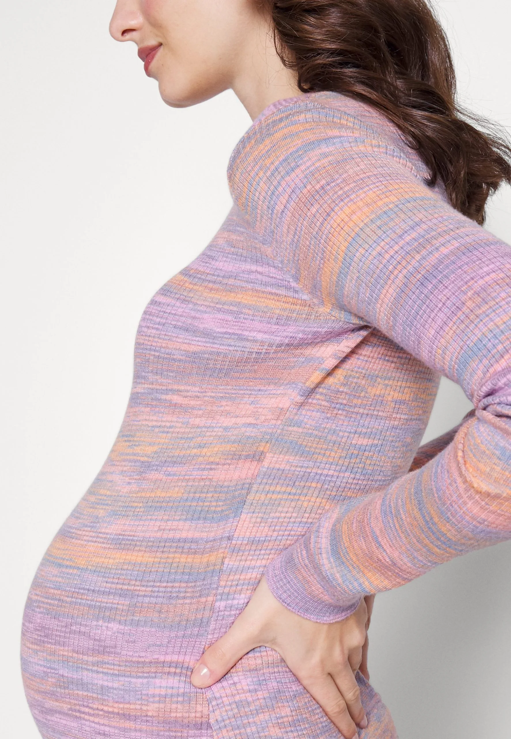 Robe En Jersey - Orange/Purple/Grey 8 Robe En Jersey - Orange/Purple/Grey – Image 6