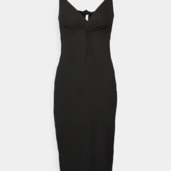 Even&Odd Eo-Ss23-C144-Sj / Strappy V Neck Knot Front Waist Midi Dress / 302 - Red - Robe De Jour - 802 - Black -Even&Odd Soldes d8a1ecbd122f428ba92e57d65fdd9b65 scaled