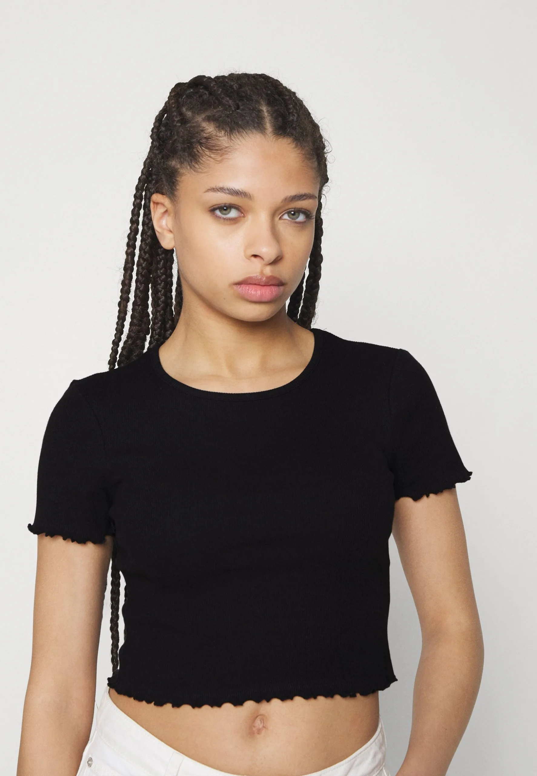 Even&Odd 2 Pack - T-Shirt Basique - Black/Pink 7 Even&Odd 2 Pack - T-Shirt Basique - Black/Pink – Image 5