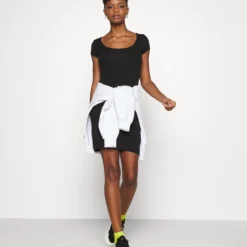 Even&Odd Soldes 55 Even&Odd 2 Pack - Robe En Jersey - Black/Mottled Grey