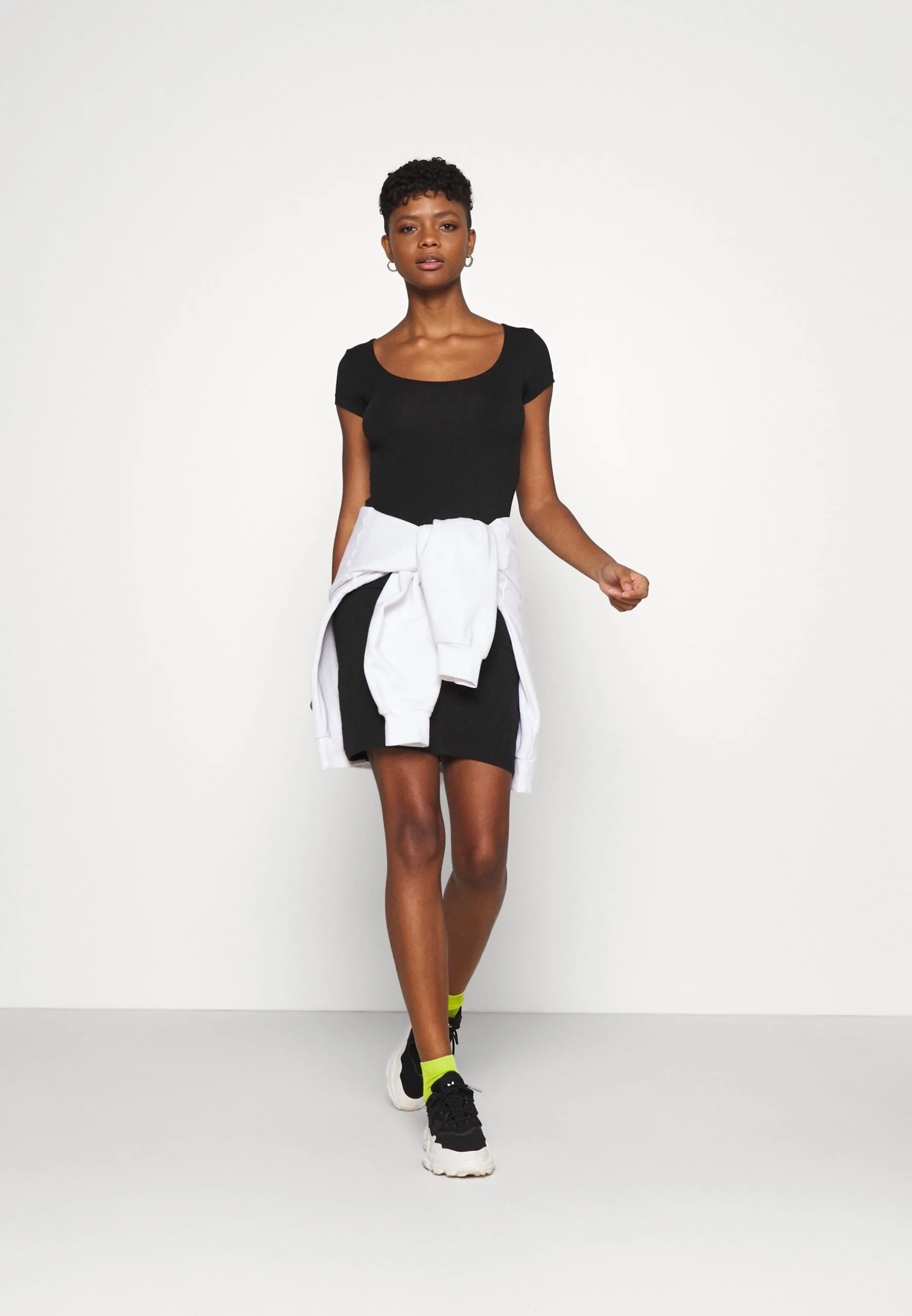 Even&Odd 2 Pack - Robe En Jersey - Black/Mottled Grey 3 Even&Odd 2 Pack - Robe En Jersey - Black/Mottled Grey