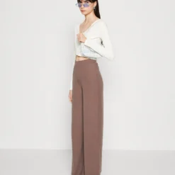 Even&Odd Pantalon Classique - Mottled Dark Brown 9 Even&Odd Pantalon Classique - Mottled Dark Brown -Even&Odd Soldes de7d49cf12ac442fa1d3679e5082f31c scaled