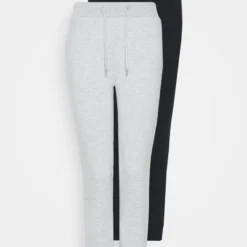 Even&Odd Soldes 27 2 Pack - Pantalon De Survêtement - Black/Grey