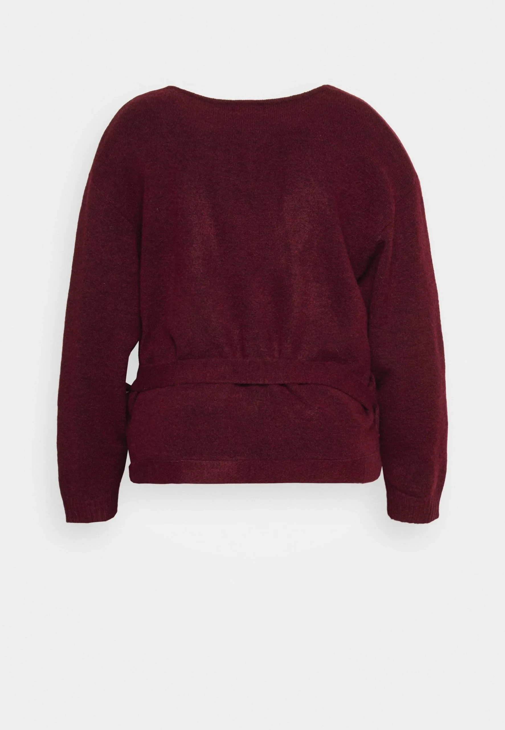 Curvy Wrap Cardigan - Gilet - Dark Red 4 Curvy Wrap Cardigan - Gilet - Dark Red – Image 2