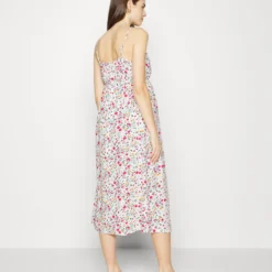 Woven_Mama_Midi Summer Dress - Robe En Jersey - White/Yellow -Even&Odd Soldes e7ce4ec969f5482a85346472aafbe2d0 scaled