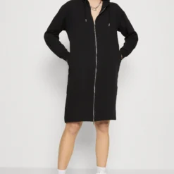 Even&Odd Extra Long Jacket - Sweat Zippé - Black 11 Even&Odd Extra Long Jacket - Sweat Zippé - Black -Even&Odd Soldes e80825b3a7d84333a011132c243edd8b scaled