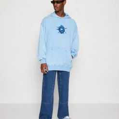 Even&Odd Unisex - Sweatshirt - Blue/Moon Washed -Even&Odd Soldes e85103afc5774832b9448641a32cbebe scaled