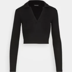 Even&Odd Long Sleeve Collar - T-Shirt À Manches Longues - Black -Even&Odd Soldes f2ef800e16fd4d8e89c6276c0fe3f023 scaled