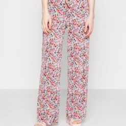 Plisse Flared Trousers - Pantalon Classique - 917 - Multi-Coloured