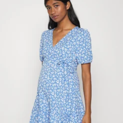 Robe En Jersey - Blue/White